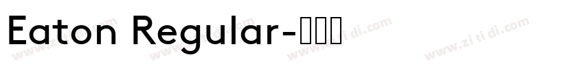 Eaton Regular字体转换